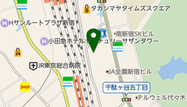 生活の木 新宿高島屋店の地図画像