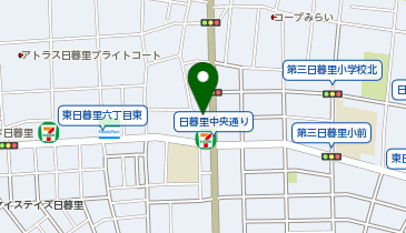ハーブギャラリー 日暮里店の地図画像