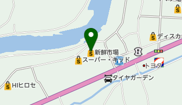 新鮮市場 臼杵店の地図画像