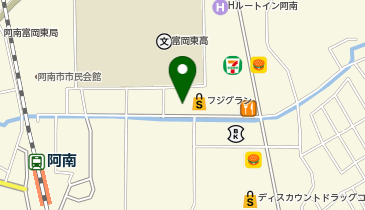 フジグラン阿南の地図画像