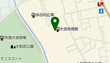 さいたま市 大宮体育館の地図画像