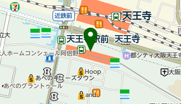 生活の木 近鉄あべのハルカス店の地図画像