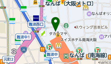 生活の木 なんば高島屋店の地図画像