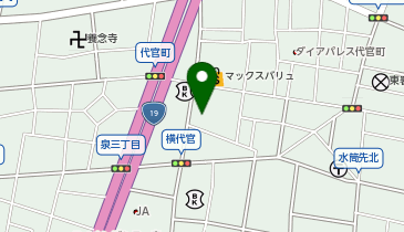 クリーンランド青山 代官店の地図画像