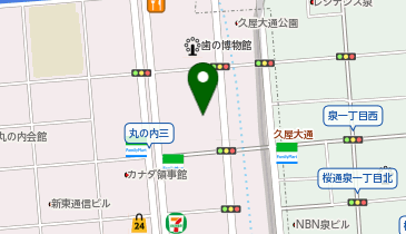 クリーンランド青山 久屋店の地図画像