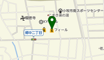 クリーンランド青山 フィール小牧店の地図画像