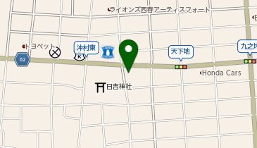 クリーンランド青山 カネスエ西春店の地図画像