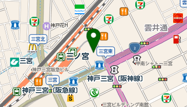 芙美 ミント神戸店の地図画像