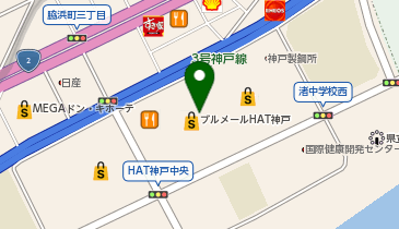 ココカラファイン ハット神戸店の地図画像
