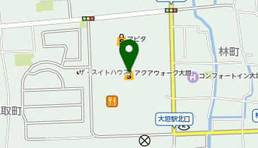 じんごろう アクアウォーク大垣店の地図画像