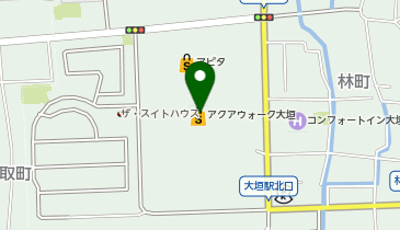 ミルフローラ アクアウォーク大垣店の地図画像