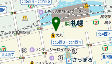 生活の木 大丸札幌店の地図画像