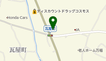 サンロード 瓦屋店の地図画像