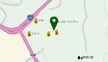 サンロード サンロードシティ店の地図画像