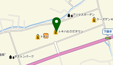 ヴァンジュ・フルール トキハわさだタウン店の地図画像