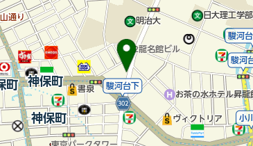 お茶の水内科の地図画像