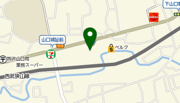 ココカラファイン所沢山口店の地図画像