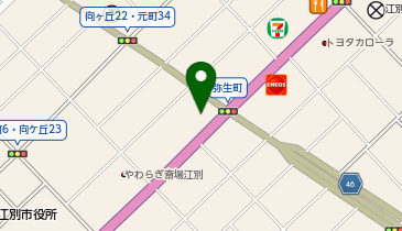 ファミリー薬局 江別店の地図画像