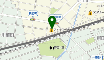 アオキスーパー 八田店の地図画像