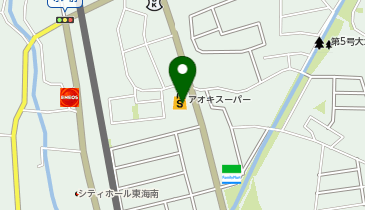 アオキスーパー 加木屋店の地図画像