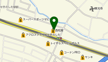 西松屋チェーン 名取杜せきのした店の地図画像
