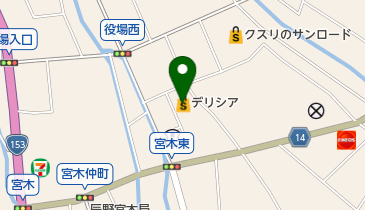デリシア 辰野店の地図画像