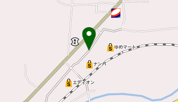 ゆめマート美作の地図画像