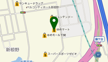 ゆめモール下関の地図画像