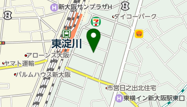 障がい者センター翔館の地図画像