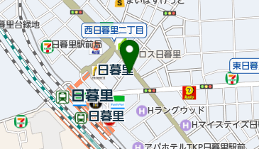 串揚げ酒場 日暮里ただいまの地図画像