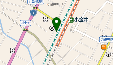 不二家 小金井店の地図画像