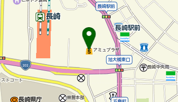 パラス パレス アミュプラザ長崎店の地図画像