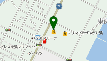 マリンプラザ かねひで東浜市場の地図画像