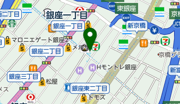 銀座ファーストビルの地図画像