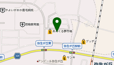 あんくるふじや 弥生が丘店の地図画像