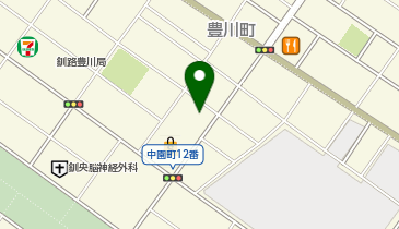 不二家 釧路中園店の地図画像