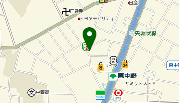 くすりセイジョー 東中野店の地図画像