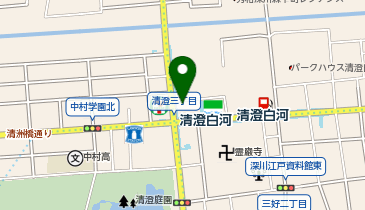 ヘルスケアセイジョー 清澄白河店の地図画像