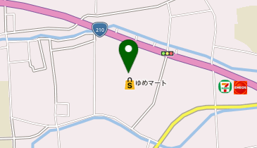 ゆめマートうきはの地図画像