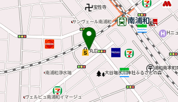ヘルスケアセイジョー まるひろ南浦和店の地図画像