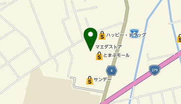 マエダストア 苫生店の地図画像