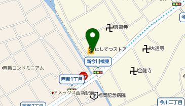 にしてつストア レガネット地行の地図画像