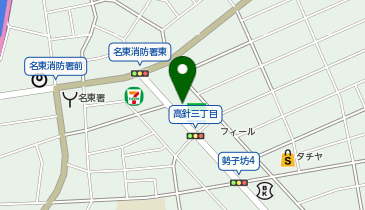 Zipドラッグ白沢高針の地図画像