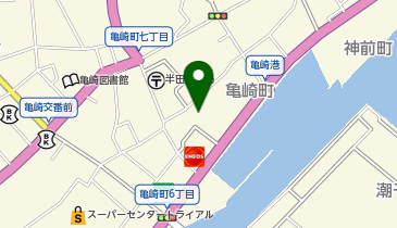 白沢ドラッグエイブル亀崎の地図画像