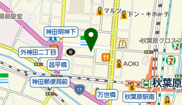 スピンギア AKIBA店の地図画像