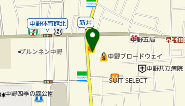 社会福祉法人中野区社会福祉協議会 アシストなかのの地図画像