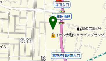 東京スターメガネ イオン大和店の地図画像