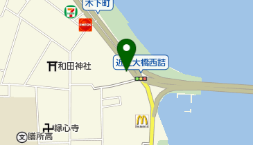 かつくら 大津店の地図画像