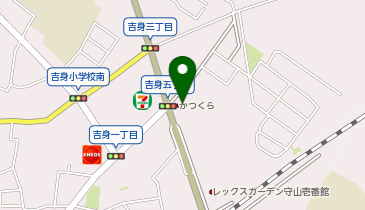 かつくら 守山店の地図画像
