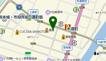 かつくら 熊本鶴屋店の地図画像